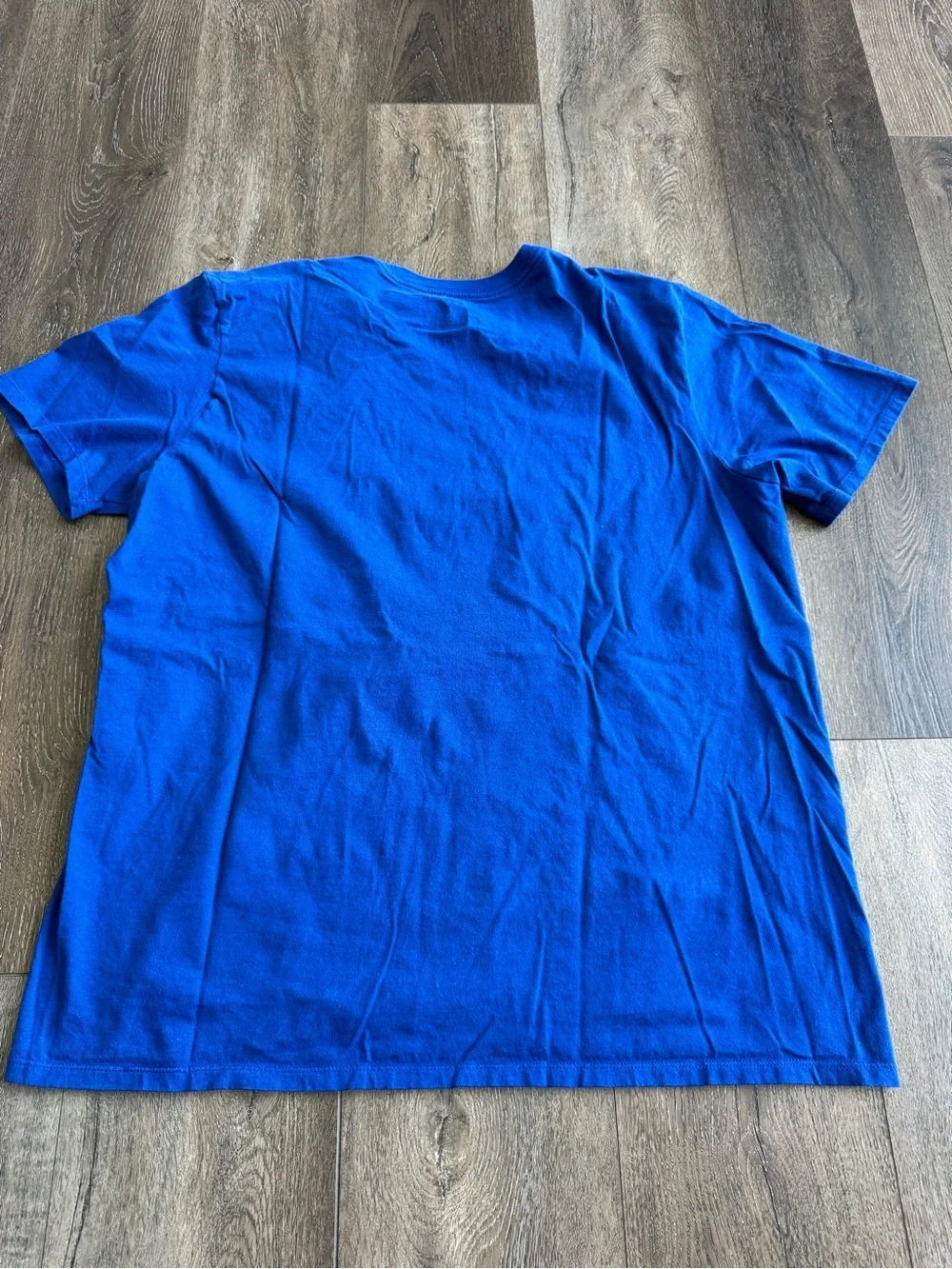 Nike Chicago Cubs Blue Graphic Logo Tee Men’s Size XL